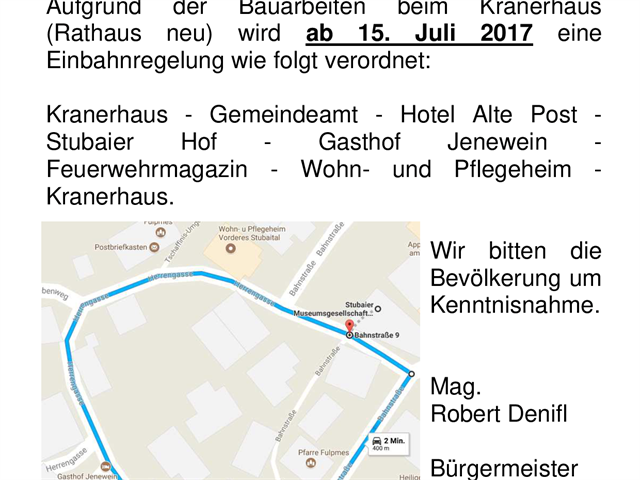 Einbahnregelung Kranerhaus - Alte Post - Feuerwehr - Altersheim - Kranerhaus.pdf